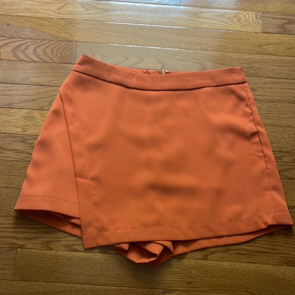 Orange skort